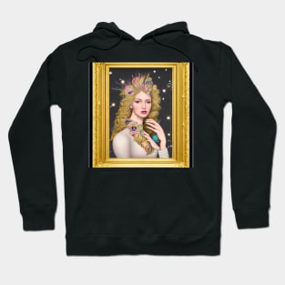 Surrealist Expression Peacock Blond Hoodie